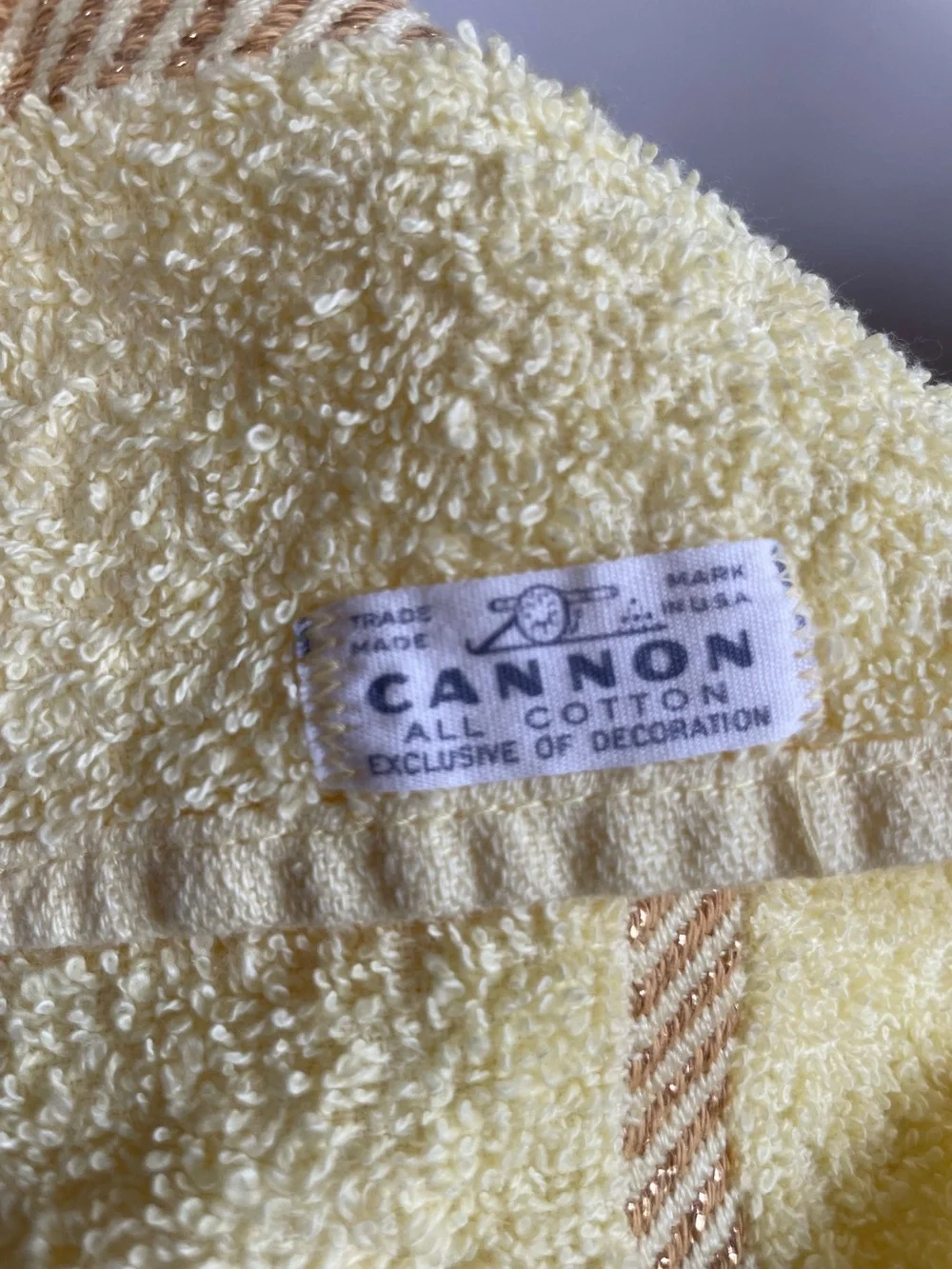 CANNON vintage embroidered